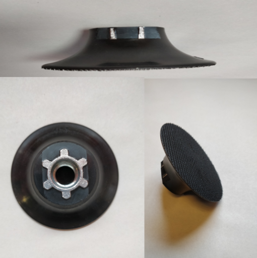 Lihvpaberi/poleerimisketta alus velcro 70mm M14 jäik